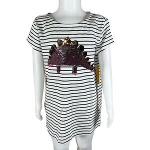 Rumi Ryder Stegosaurs Flip Sequin Shirt